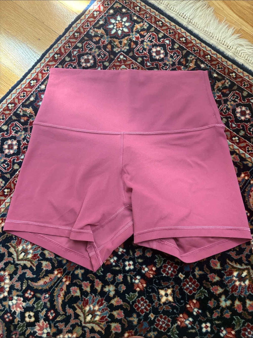 LULULEMON Women's High-Waist Active Shorts - Dusty Rose